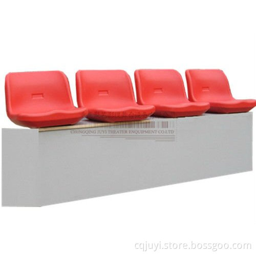 BLM-1811 Salin stadium chair sports seating gym seating plastic seat fixed seating with middle backrest stadium seats with backs